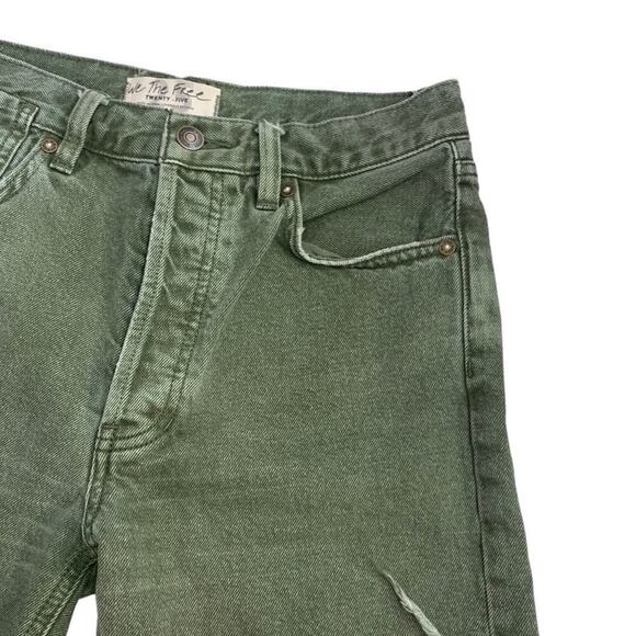 Free People x We The Free Sequoia Distressed Shorts SZ 25 - Picture 6 of 11